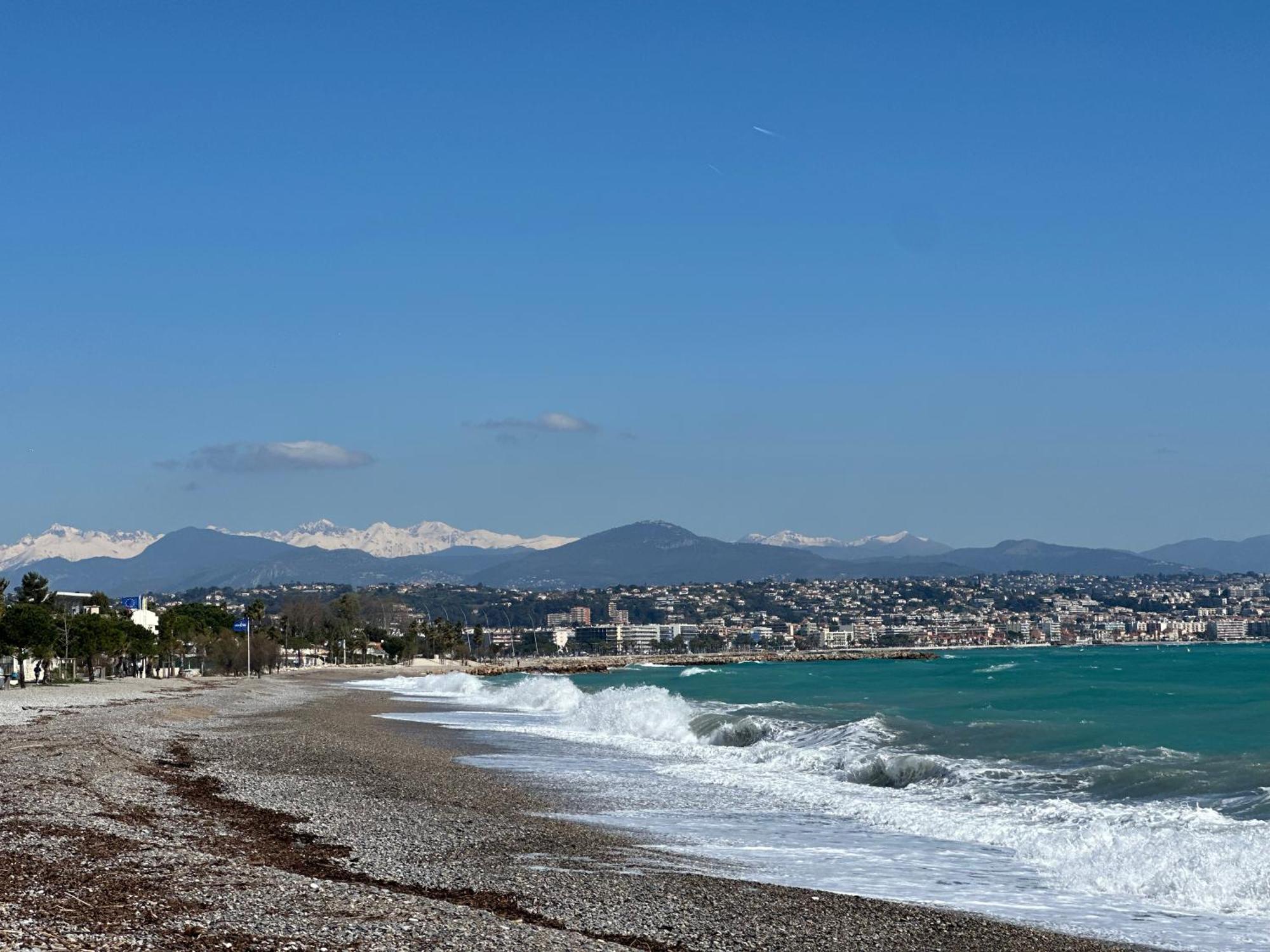 Studio Front De Mer A 10Metres De La Plage Villeneuve-Loubet Esterno foto